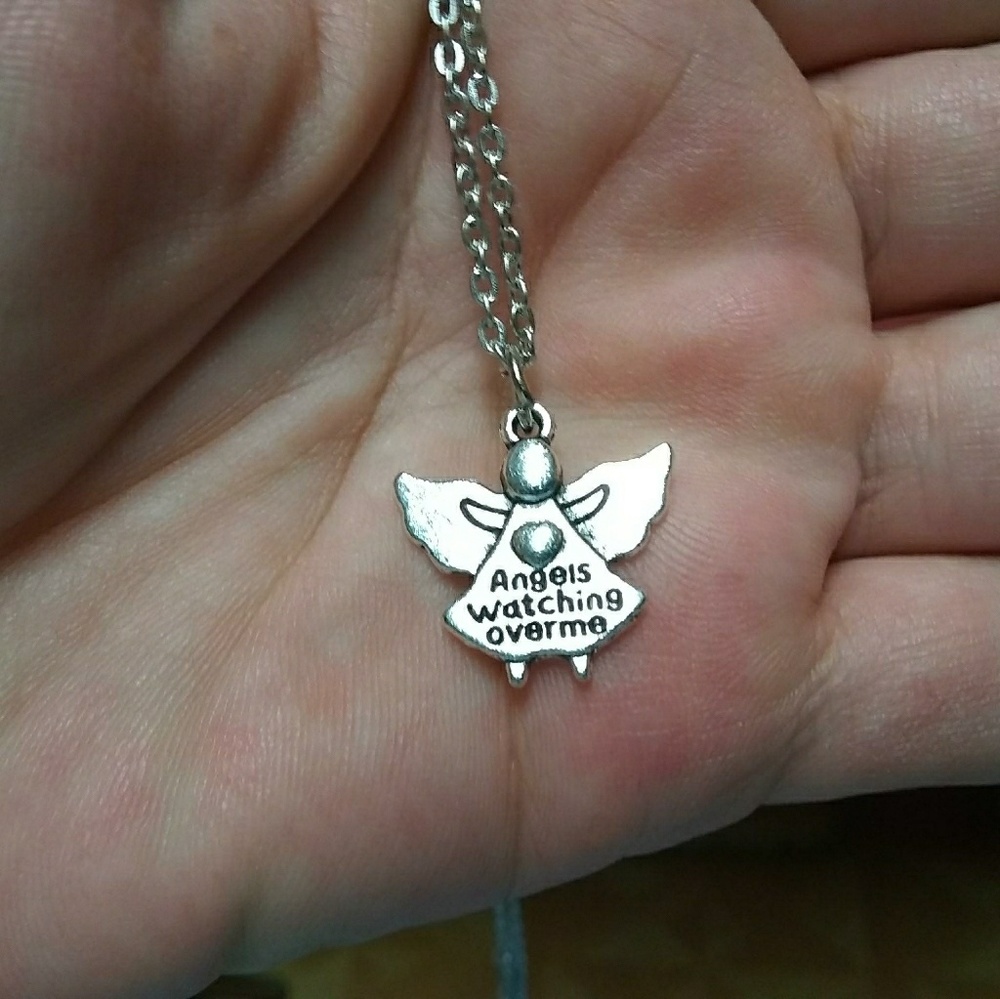 Kids Guardian Angel Necklace